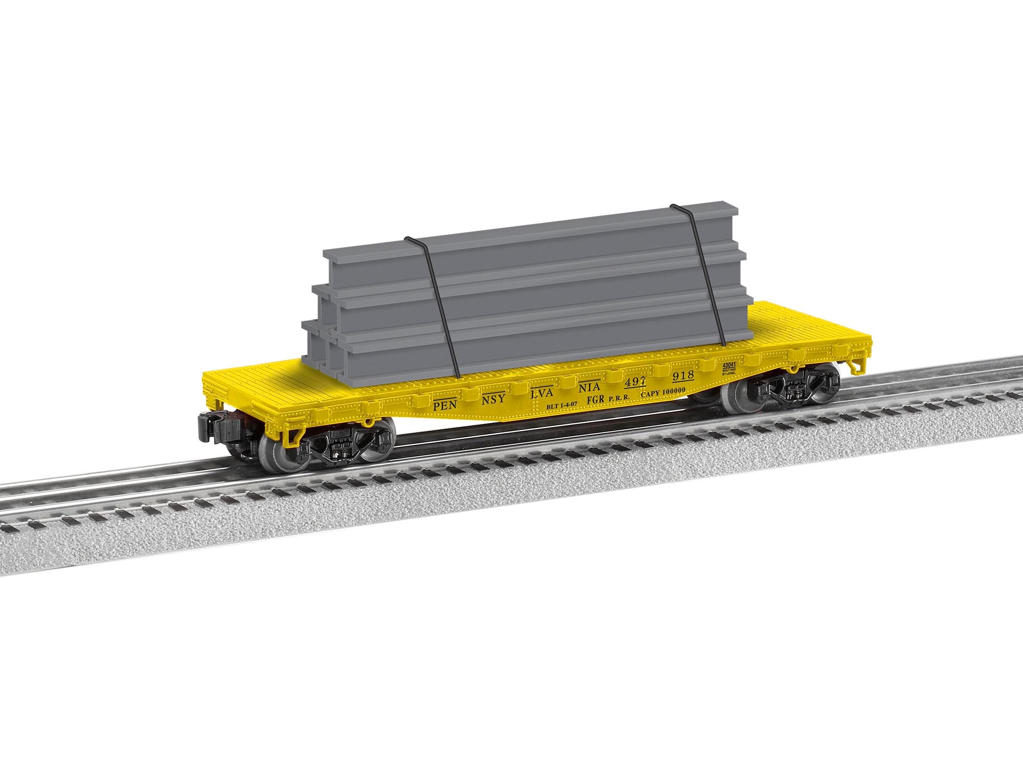 Pennsylvania Standard O Flatcar w/ Stakes 497918
